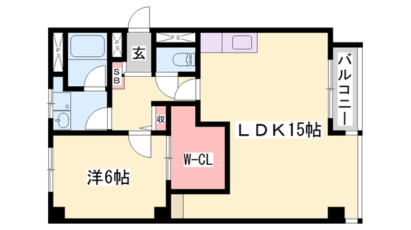 シャルムヒメゴーの物件間取画像
